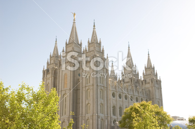 Salt Lake Temple Stock Photograph