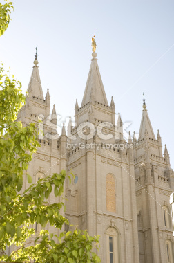 Salt Lake Temple Stock photograph