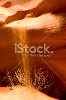 stock-photo-2575783-antelope-canyon-sandy-waterfall