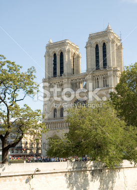 Notre Dame Cathedral Stock Photograph