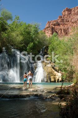 stock-photo-3545472-navajo-falls-mother-and-daughter