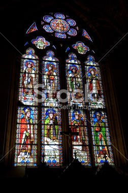 Notre Dame Cathedral Stained Glass Window
